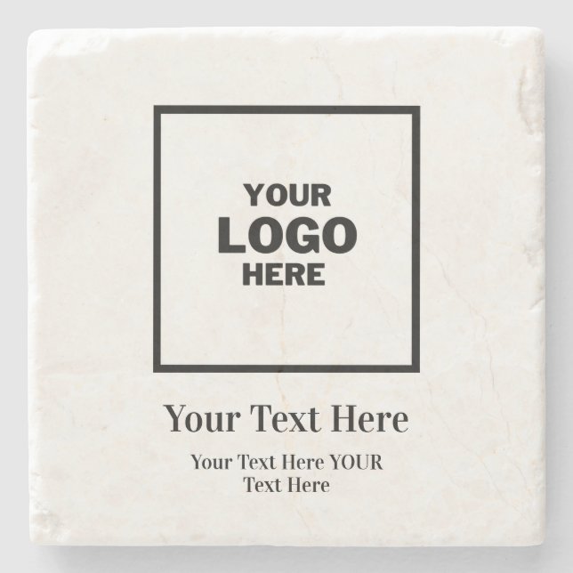 Dessous-de-verre En Pierre Logo (Devant)