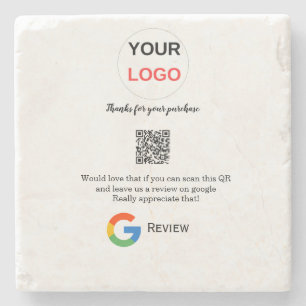 Dessous-de-verre En Pierre logo de l'entreprise de révision Google Scan QR re