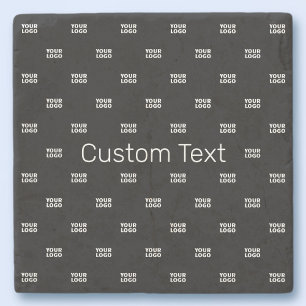 Dessous-de-verre En Pierre Logo moderne ou Motif design avec n'importe quelle