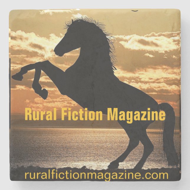 Dessous-de-verre En Pierre Logo RFM mod 1 (Devant)