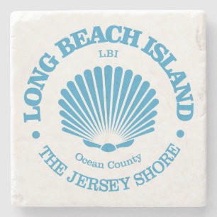 Dessous-de-verre En Pierre Long Beach Island (coquillage)