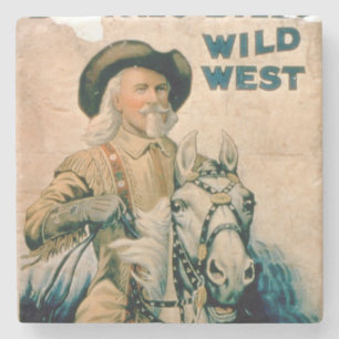 Dessous-de-verre En Pierre "L'ouest sauvage de Buffalo Bill", cirque de Floto