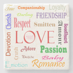 Dessous-de-verre En Pierre Love Synonyms par Shirley Taylor
