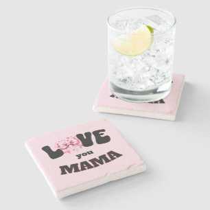 Dessous-de-verre En Pierre Love You Mama Coquette
