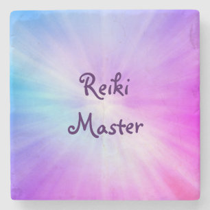 Dessous-de-verre En Pierre Lumière violette Reiki Master design