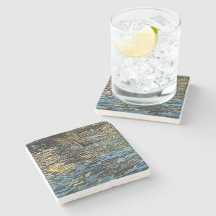 Dessous-de-verre En Pierre Lumières du soir sur la mer