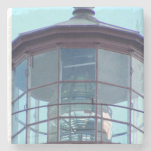 Dessous-de-verre En Pierre Lumineux Dessus de Marbre de Maison de Phare