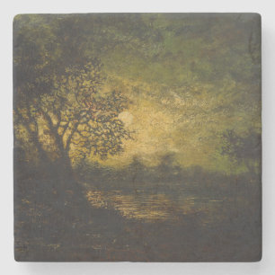 Dessous-de-verre En Pierre Lune (par Ralph Albert Blakelock)