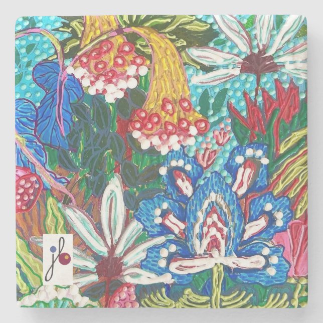 Dessous-de-verre En Pierre "Lush Life"  (Devant)