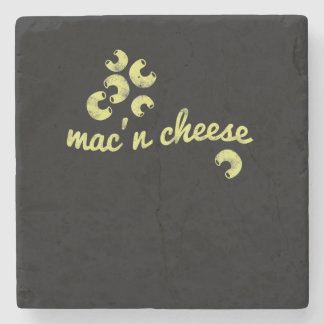 Dessous-de-verre En Pierre Mac n fromage | plaisir chef humour cadeau