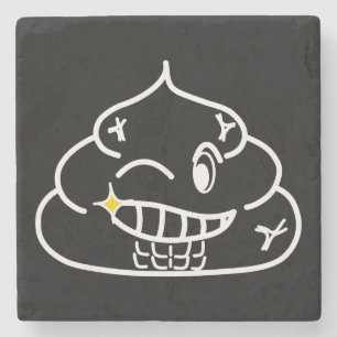 Dessous-de-verre En Pierre Macho Poop - Brootsch le PooPoo