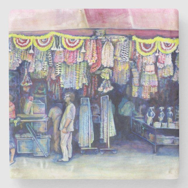 Dessous-de-verre En Pierre Mad Man on Market and Main, Singapour (Devant)