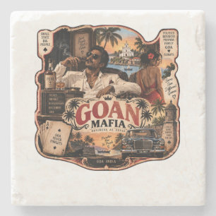 Dessous-de-verre En Pierre Mafia Goanais – Fierté de Goa