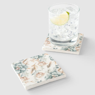 Dessous-de-verre En Pierre Magnifique motif floral sans couture avec vintage