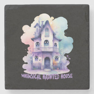 Dessous-de-verre En Pierre Maison Whimsical Haunted