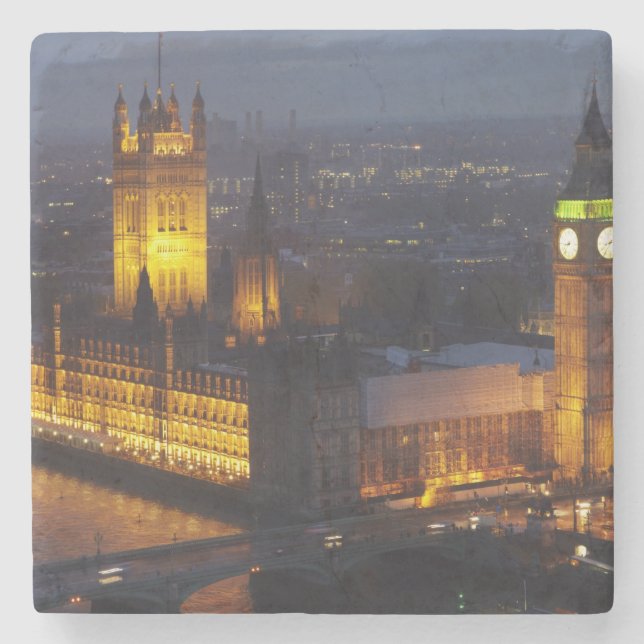 Dessous-de-verre En Pierre Maisons du Parlement, Big Ben, Westminster (Devant)