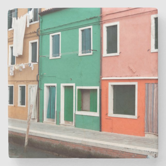 Dessous-de-verre En Pierre Maisons sur le front de mer (Devant)