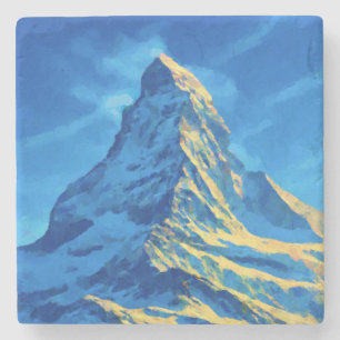 Dessous-de-verre En Pierre Majestic Matterhorn