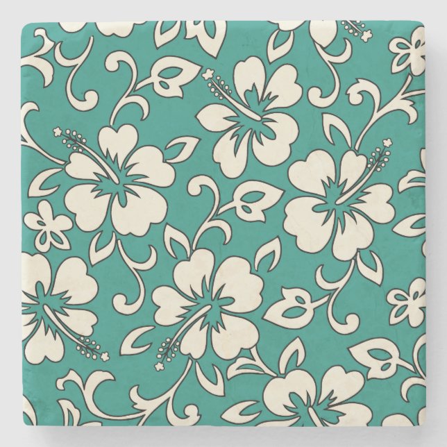 Dessous-de-verre En Pierre Malia Hibiscus Hawaiian Tiki Bar Dessous de verre (Devant)