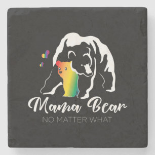 Dessous-de-verre En Pierre Maman Fière Peu importe ce que LGBTQ Maman Pride 