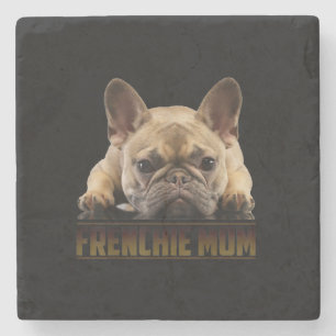 Dessous-de-verre En Pierre maman frenchie cadeau de maman bulldog