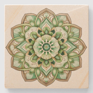 Dessous-de-verre En Pierre Mandala