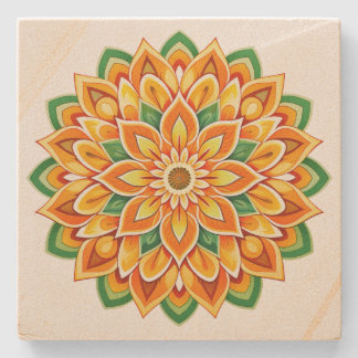 Dessous-de-verre En Pierre Mandala