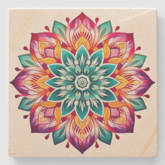 Dessous-de-verre En Pierre Mandala