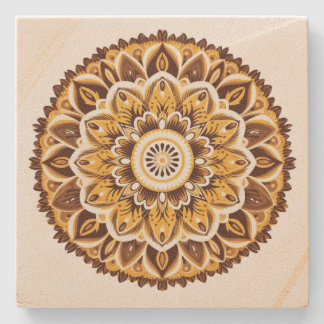 Dessous-de-verre En Pierre Mandala