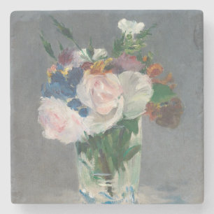 Dessous-de-verre En Pierre Manet fleurit dans un vase en cristal, c.1882