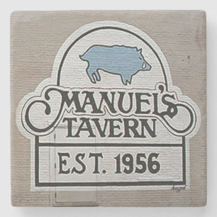 Dessous-de-verre En Pierre Manuel's Tavern Atlanta, Manuel's Tavern