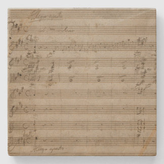 Dessous-de-verre En Pierre Manuscrit de musique de concert de violon de