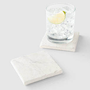 Dessous-de-verre En Pierre Marbre Blanc