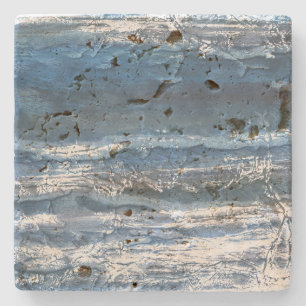 Dessous-de-verre En Pierre Marbre gris-bleu