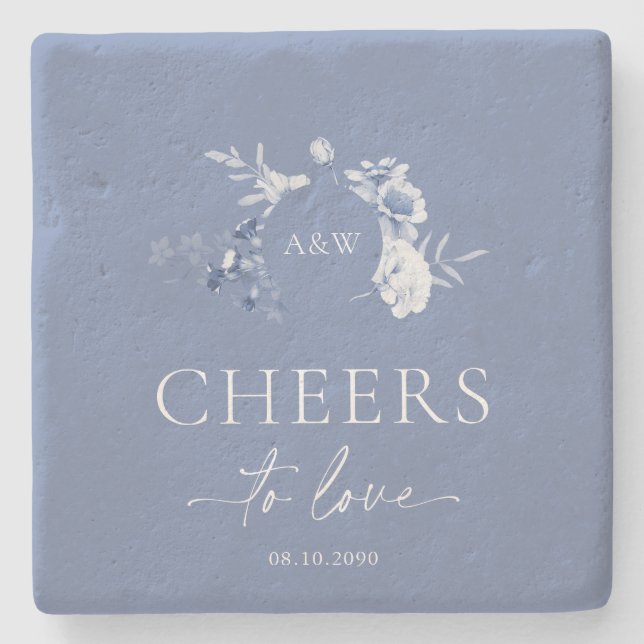 Dessous-de-verre En Pierre Mariage pour l'amour (Devant)