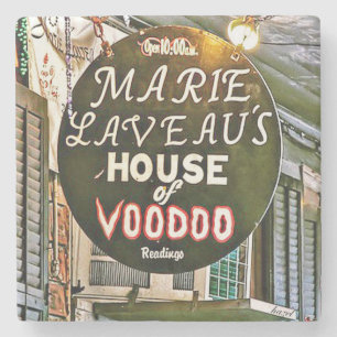 Dessous-de-verre En Pierre Marie Laveau, dessous de verre de Marie Laveau, la
