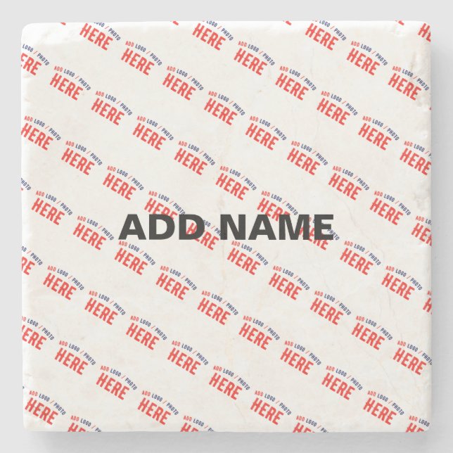 DESSOUS-DE-VERRE EN PIERRE MARQUE BLANCHE MODERNE ET PERSONNALISABLE VÉRIFIÉE (Devant)