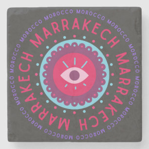 Dessous-de-verre En Pierre Marrakech Eyes