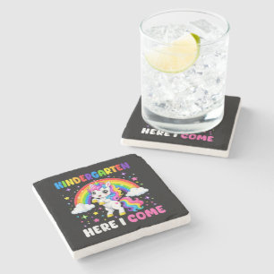 Dessous-de-verre En Pierre Maternelle me voilà Licorne Rentrée scolaire