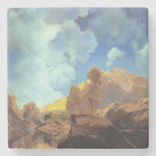 Dessous-de-verre En Pierre Maxfield Parrish Matin 1922 Nuage Bleu Beaux-Arts
