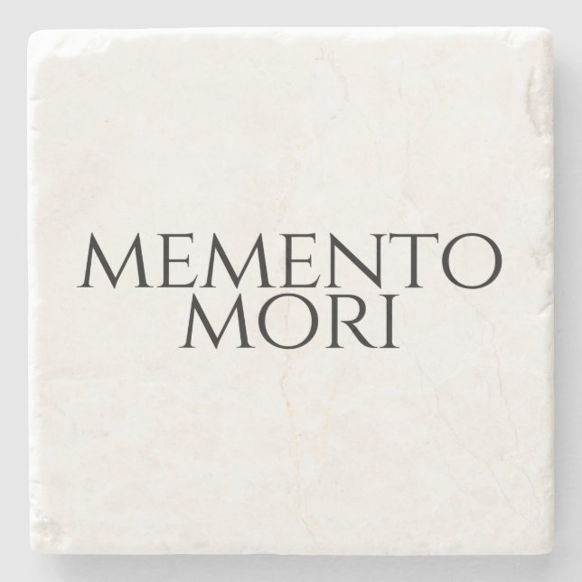 Dessous-de-verre En Pierre Memento Mori (Devant)