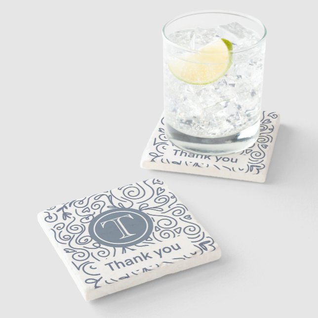 Dessous-de-verre En Pierre Merci Napkin (Côté)