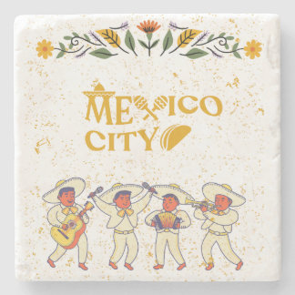 Dessous-de-verre En Pierre Mexico City stone coaster