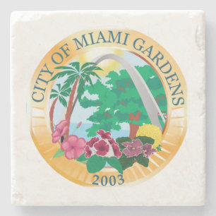 Dessous-de-verre En Pierre Miami Gardens (Floride) City Seal