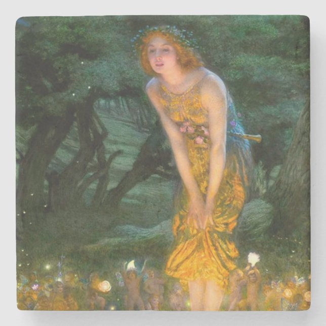 Dessous-de-verre En Pierre Midété Eve Edward Robert Hughes (Devant)