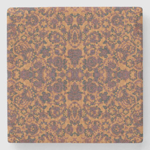 Dessous-de-verre En Pierre Mignon motif paisley sans couture vintage design