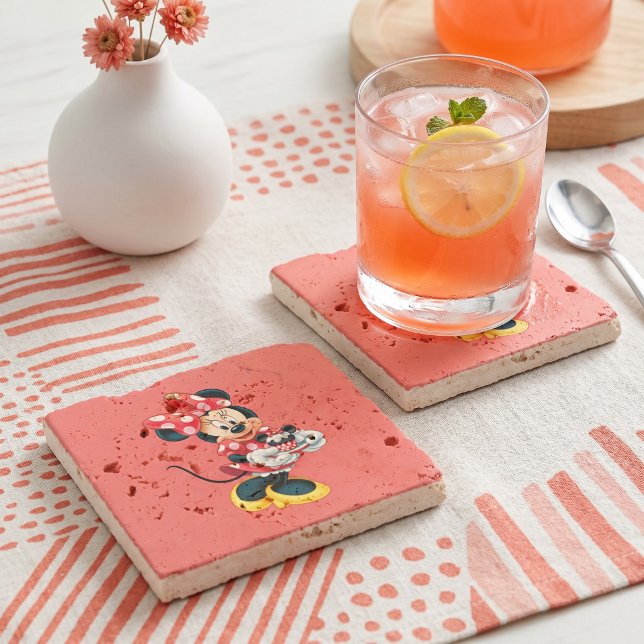 Dessous-de-verre En Pierre Minnie Stone Coaster (Créateur téléchargé)