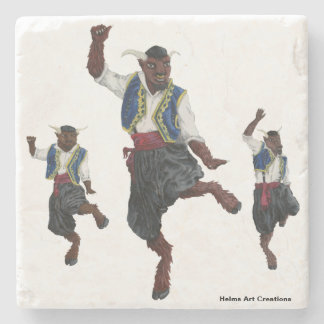 Dessous-de-verre En Pierre Minotaures grecques Danser Dessous de verre de pie