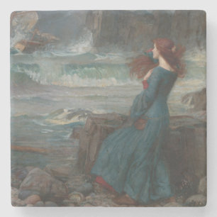 Dessous-de-verre En Pierre Miranda (par John William Waterhouse)