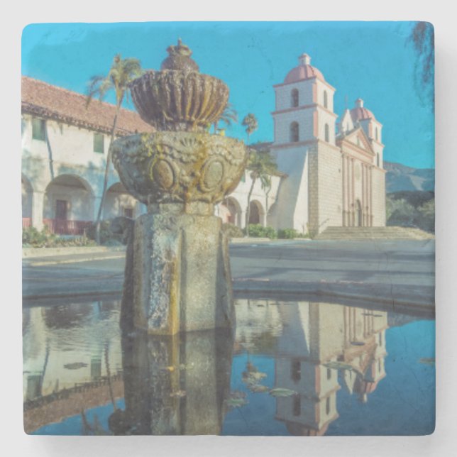 Dessous-de-verre En Pierre Mission Santa Barbara (Devant)
